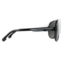 Carrera Sunglasses 1057/S 08A M9 Black Grey Grey Polarized