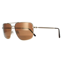 Serengeti Sunglasses Agostino 8825 Matte Gold Mineral Drivers Gold Polarised