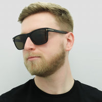 Tom Ford Sunglasses Giulio FT0698 01J Shiny Black Roviex