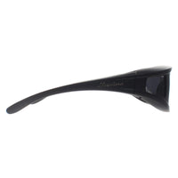 Montana Fit Over Glasses Sunglasses FO5 Matte Black Smoke Polarized