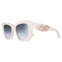 Salvatore Ferragamo Sunglasses SF1023S 103 Ivory Blue Grey Gradient