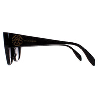Alexander McQueen Sunglasses AM0284S 002 Black Grey Gradient