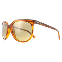 Ray-Ban Sunglasses CATS 1000 4126 820/3K Striped Brown Brown Brown Silver Mirror