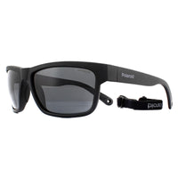 Polaroid Sport Sunglasses 7031/S 807 M9 Black Grey Polarized