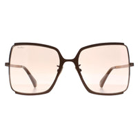 Max Mara Sunglasses MM0070-H 34K Shiny Light Bronze Roviex Brown Gradient