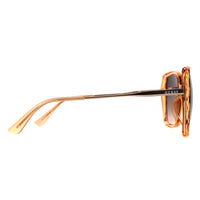 Guess Sunglasses GF0396 57B Shiny Beige Smoke Gradient
