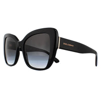 Dolce & Gabbana Sunglasses DG4348 501/8G Black Grey Gradient