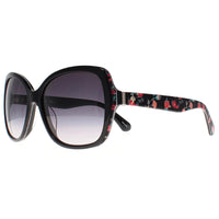 Kate Spade Sunglasses Karalyn/S 7RM 9O Black Pattern Dark Grey Gradient