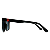 Police Sunglasses SPLF61 Beyond Lite 2 U28R Matte Black Red Mirror