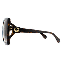 Gucci Sunglasses GG0876S 002 Dark Havana Brown Gradient