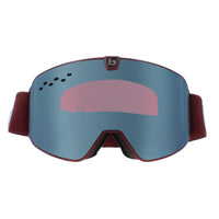 Bolle Ski Goggles Nevada BG394003 Matte Garnet Volt Ice Blue & Vermillon Blue