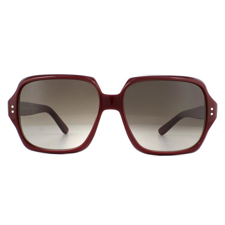 Celine Sunglasses CL40074I 69F Shiny Bordeaux Brown Gradient
