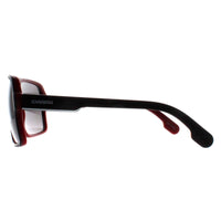 Carrera Sunglasses 1001/S BLX M9 Black Silver Red Grey Polarized