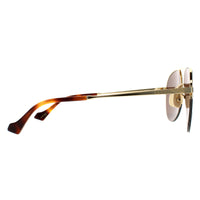 Gucci Sunglasses GG0742S 002 Gold Brown