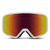 Smith Ski Goggles Tribute 1DG C1 White Red Sol-X Mirror