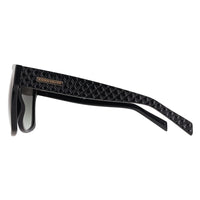 Karen Millen Sunglasses KM5059 001 Black Dark Green Gradient