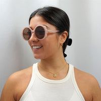 Chloe Sunglasses CH0120S 003 Matte Nude Brown