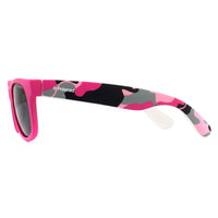 Polaroid Kids Sunglasses P0300 TCS Y2 Pink Camo Grey Polarized