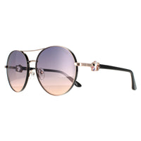 Guess Sunglasses GU7791-S 28Z Shiny Rose Gold Black Pink Grey Gradient