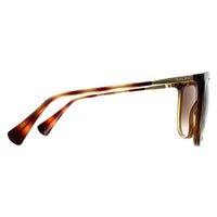 Ralph by Ralph Lauren Sunglasses RA5248 500313 Shiny Dark Havana Brown Gradient