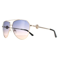 Guess Sunglasses GF6140 32W Gold Blue Gradient