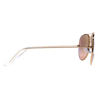 Ray-Ban Sunglasses Aviator 3025 Gold Brown-Pink Silver Mirror 001/3E 58mm
