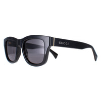 Gucci Sunglasses GG1135S 002 Shiny Black Dark Grey
