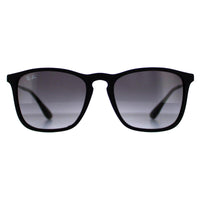 Ray-Ban Sunglasses Chris 4187 622/8G Rubber Black Gradient Grey