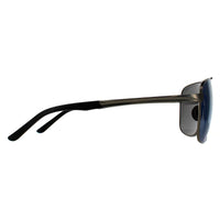 Porsche Design Sunglasses P8665 C Gun Dark Blue Mirrored