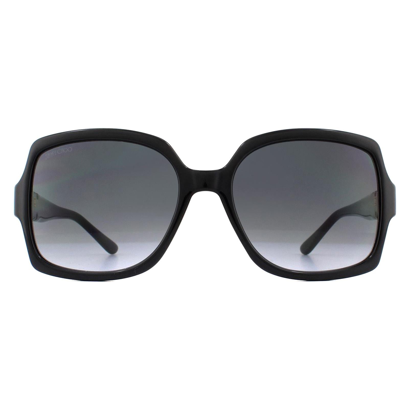 Jimmy Choo Sunglasses SAMMI/G/S 807 9O Black Dark Grey Gradient