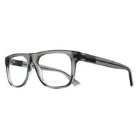Gucci Glasses Frames GG1117O 003 Shiny Transparent Grey Men