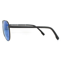Bolle Sunglasses Evel 12536 Matte Black Offshore Blue Polarized