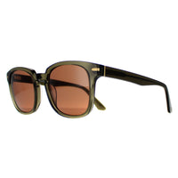 Serengeti Sunglasses Ethan SS575004 Shiny Crystal Dark Green Mineral Polarized Drivers