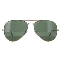 Ray-Ban Sunglasses Aviator 3025 001 Gold Green 62mm