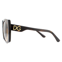 Dolce & Gabbana Sunglasses DG4385 502/13 Havana Brown Gradient Dark Brown