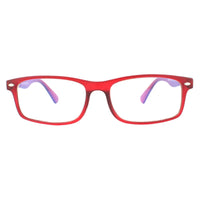 Montana Reading Glasses BLF83-B Matte Red Burgundy Blue Light Block 0.00
