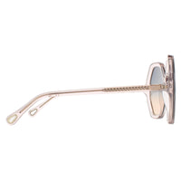 Chloe Sunglasses CH0008S Esther 002 Pink Crystal Blue to Peach Gradient