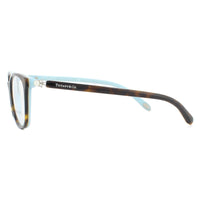Tiffany Glasses Frames TF2109HB 8134 Havana on Tiffany Blue Women