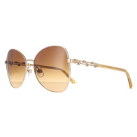 Swarovski Sunglasses SK0290 30F Shiny Gold Brown Gradient