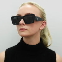 Prada Sunglasses PR08YS 1AB5S0 Black Dark Grey