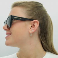 Alexander McQueen Sunglasses AM0299S 001 Black Grey