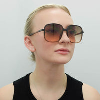 Guess Sunglasses GF6146 45F Brown Brown Gradient