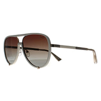 Quay Sunglasses High Profile WHT White Brown Gradient
