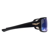 Police Sunglasses SPLN37M Tailwind 5 0Z42 Shiny Black Smoke Mirror Blue