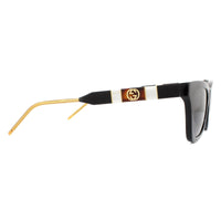 Gucci Sunglasses GG0598S 001 Black and Gold Grey
