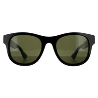 Gucci Sunglasses GG0003SN 002 Black With Green and Red Green