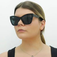 Versace Sunglasses VE4417U 535887 Black Pattern Dark Grey