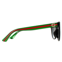 Gucci Sunglasses GG0702SKN 004 Black With Green and Red Grey Gradient