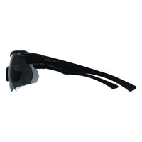 Relay Shield Unisex Matte Black Smoke Polarized Clearshot Sunglasses