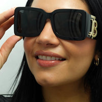 Burberry Sunglasses BE4406U 300187 Black Dark Grey